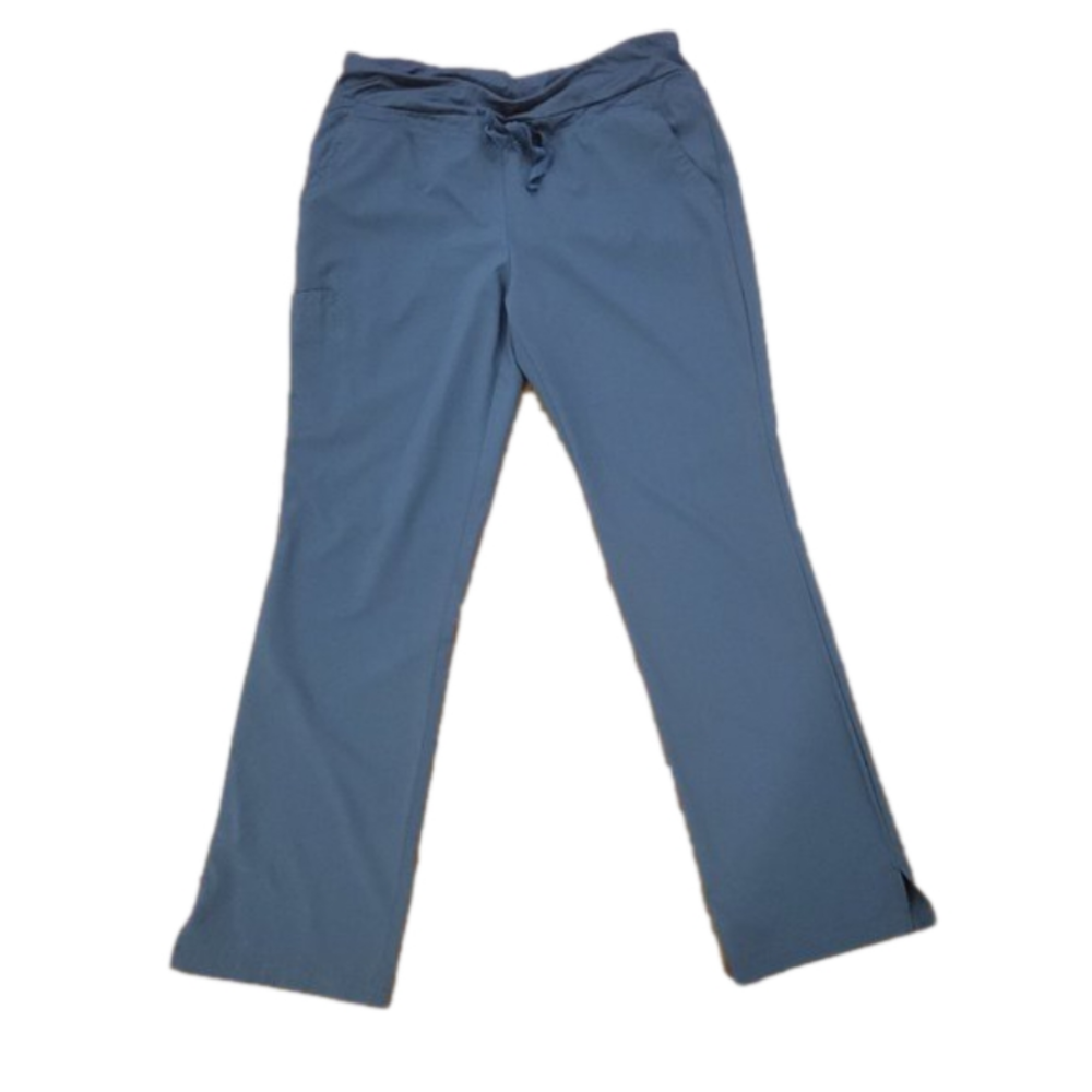 BARCO MEDICAL WOMENS GREY WIDE LEG SCRUB PANTS